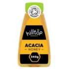 Hilltop Honey Organic Acacia Squeezy 340g
