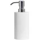 M&S Resin Soap Dispenser, White