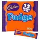 Cadbury Fudge Treatsize Chocolate Bar Pack 202g