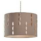 Village At Home Louie Light Shade - Beige/Copper