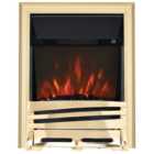 Focal Point Fires 2kW Mono LED Inset Electric Fire - Brass