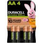 Duracell Recharge Ultra AA Rechargeable Batteries 4 per pack