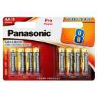Panasonic Pro Power AA Batteries Alkaline 8 per pack