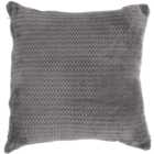 Wilko Grey Jumbo Cushion 55 x 55cm