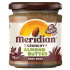 Meridian Crunchy Almond Butter 100% Nuts 170g