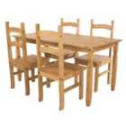 Core Products Halea Medium Rectangular Dining Table & 4 Chairs
