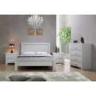 California King Size Bed - Grey