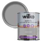 Wilko Quick Dry Cupboard & Furniture Mineral Stone Paint 750ml