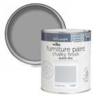 Wilko Quick Dry Chalky Furniture Mineral Stone Paint 750ml