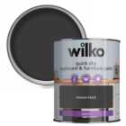 Wilko Quick Dry Black Furniture Paint 750ml