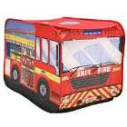 Charles Bentley Fire Engine Play Tent Pop Up