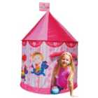 Charles Bentley Pink Princess Castle Play Tent