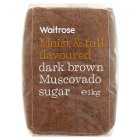 Waitrose Dark Brown Muscovado Sugar, 1kg