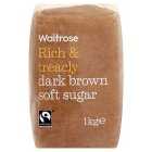 Waitrose Dark Brown Soft Sugar, 1kg