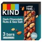 Kind Dark Chocolate Nuts & Sea Salt Cereal Bars Multipack 3 x 30g