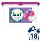 Surf 3-In-1 Fresh Lavender Washing Capsules 18 per pack