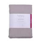 Nutmeg Home Easy Care Grey Double Fitted Sheet