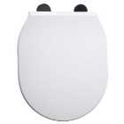 Croydex Bolsena Flexi-Fix Soft Close Toilet Seat - White