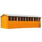 Shire Overlap Double Door Shed - 10ft x 20ft