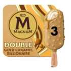 Magnum Double Gold Caramel Billionaire Ice Cream Sticks 3 x 85ml