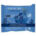 Natracare Organic Intimate Wipes 12 per pack