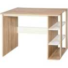 Zennor Marais Desk with Display Shelves - Oak