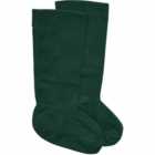 Wilko Medium Green Fleece Welly Socks