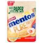 Mentos Gum Pure Fresh Tropical Sugar Free Chewing Gum Bottle 50 Pieces 100g