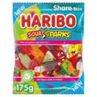 Haribo Sour Sparks Vegetarian Sweets Share Bag 175g