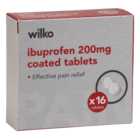Wilko Ibuprofen 200mg 16pk