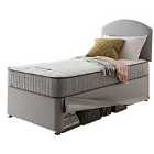 Silentnight Healthy Growth Imagine Miracoil Mattress and Maxi Store Single Bed - Slate Grey No Headboard
