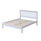 Halea Pine 4'6'' Double Bed - White