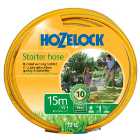 Hozelock 15m Starter Hose Set with Nozzle & Fittings