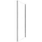 Nexa By Merlyn 6mm Semi-Framed Chrome Side Panel Only - Various Sizes Available