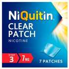 NiQuitin CQ 7mg Clear Patch, Step 3 7 per pack