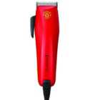 Remington HC5038 Manchester United Colour Cut Hair Clippers with 9 Trimming Combs - Black/Red