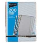 Ryman Punched Pockets A4 50 Micron - Box of 200