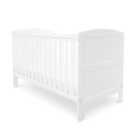 Ickle Bubba Coleby Classic Cot Bed and Sprung Mattress White