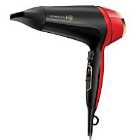 Remington D5755 Manchester United Thermacare Pro 2400 ionic Hair Dryer - Black/Red