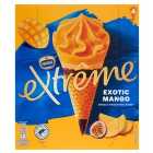 Extreme Exotic Mango & Passionfruit Ice Cream Cones 4 x 118ml