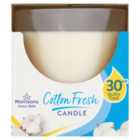 Morrisons Cotton Fresh Candle 120g