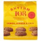 Rhythm 108 Swiss Vegan Lemon, Ginger & Chia Biscuit Share Bag 135g