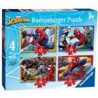 Marvel Spider-Man 4 in Box (12, 16, 20, 24pc) Jigsaw Puzzles