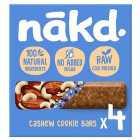 nakd. Cashew Cookie Fruit & Nut Bars Multipack 4 x 35g