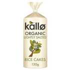 Kallo Organic Thick Slightly Salted Rice Cakes 130g