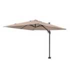 Platinum Voyager T2 2.7m Square Parasol (base not included) - Taupe
