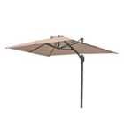 Platinum Voyager T1 3 x 2m Parasol (base not included) - Taupe