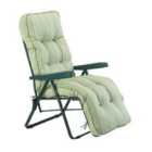 Glendale Deluxe Cotswold Stripe Relaxer Chair - Green
