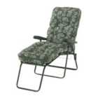 Glendale Deluxe Aspen Leaf Lounger Chair - Green