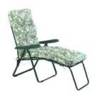 Glendale Deluxe Cotswold Leaf Lounger Chair - Green